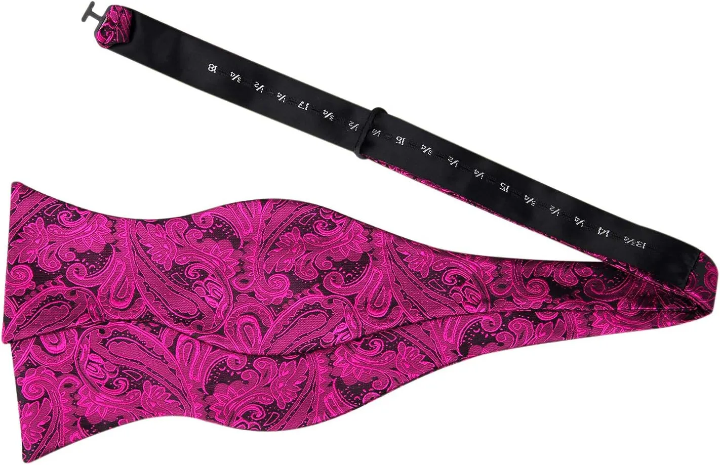 Alizeal Mens Paisley Jacquard Self-Tie Bow Tie Pocket Square Set