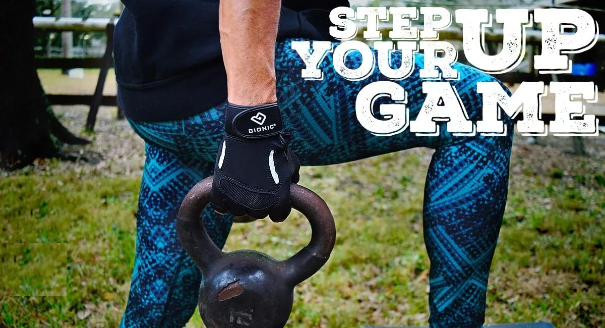 Bionic Gloves  The Synthetic ReliefGrip (SRG) Fitness Gloves w/Patented Anatomical Relief Pad System (Pair)