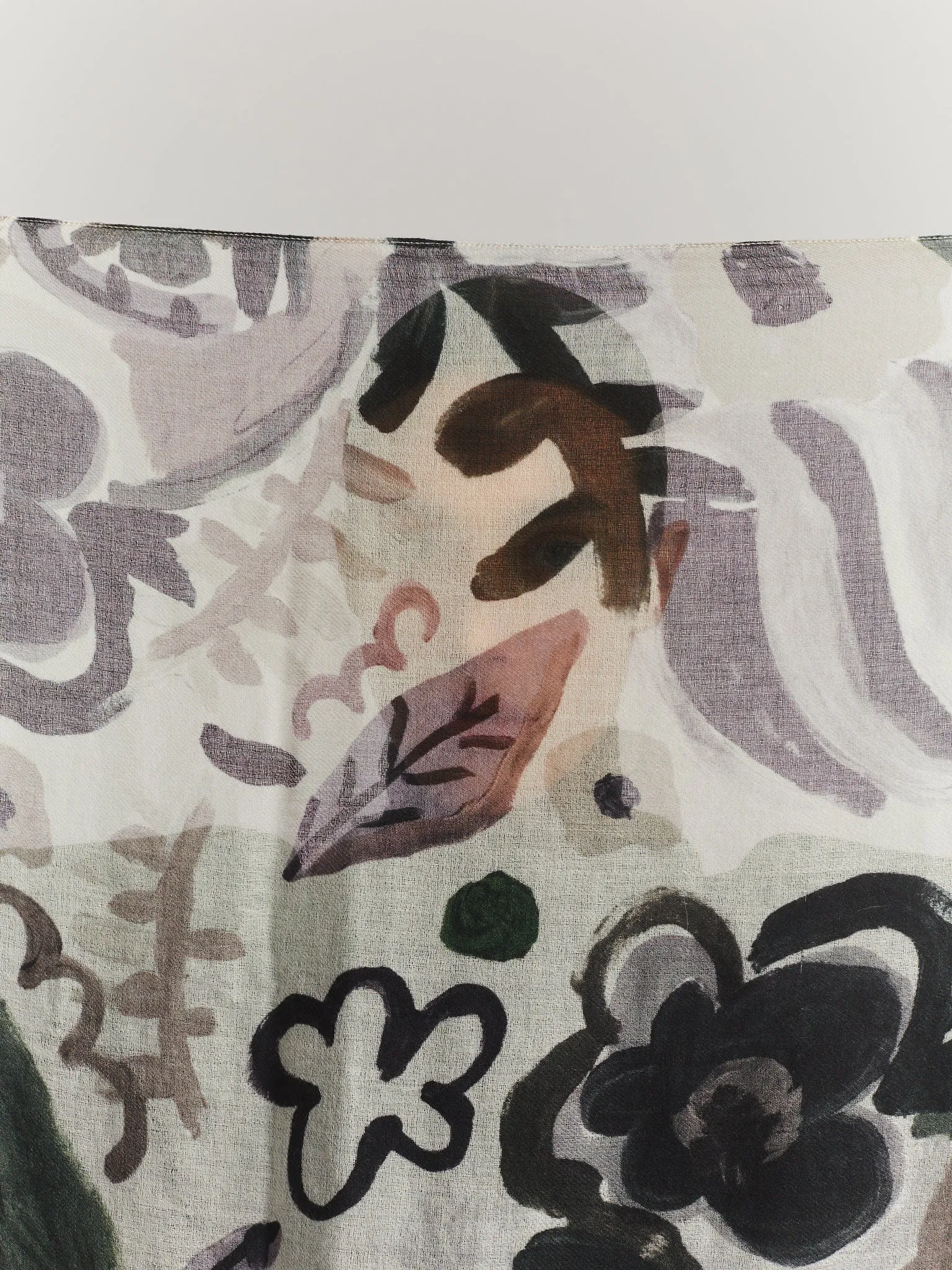CASH SQUARE SCARF - CASHBLOTCH - GREY