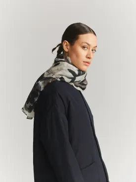 CASH SQUARE SCARF - CASHBLOTCH - GREY