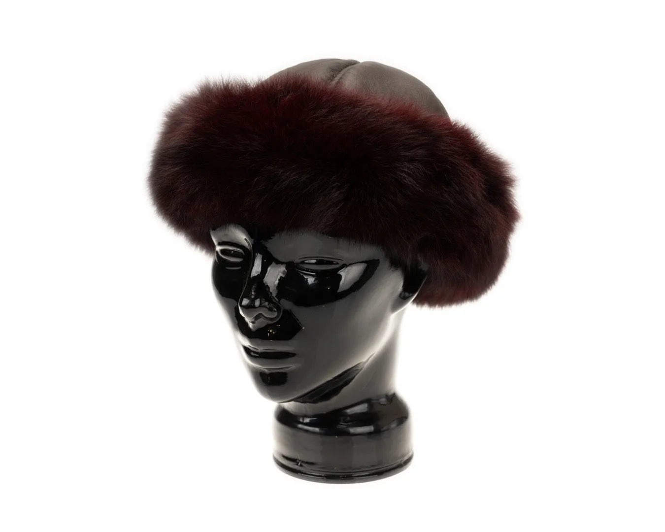 Classic Ruby Fur Hat | Dark Brown Crown