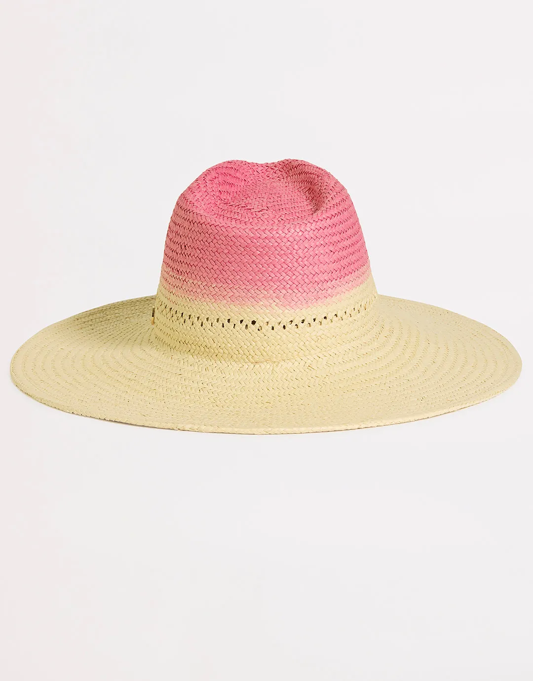 Colour Crush Wide Brim Hat - Fuchsia Rose