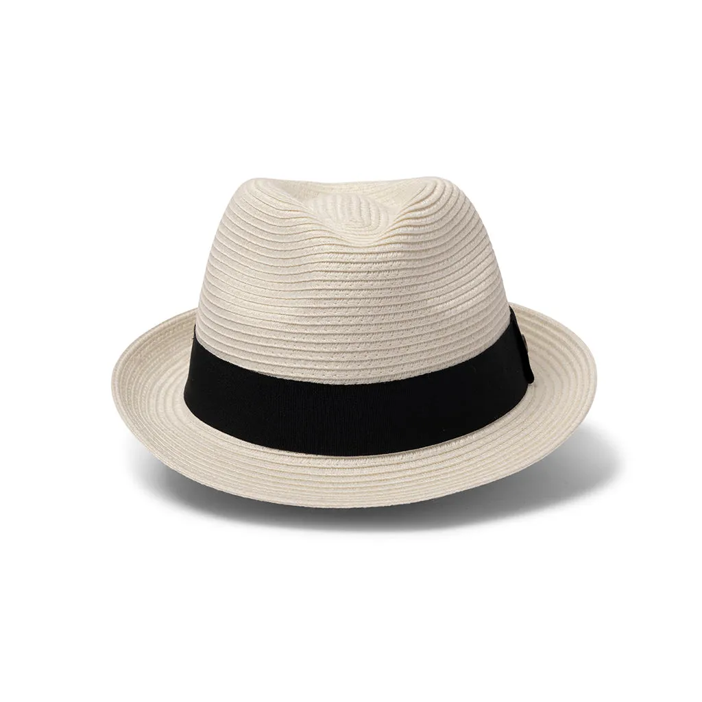 Evoke Harley Unisex Trilby - Ivory