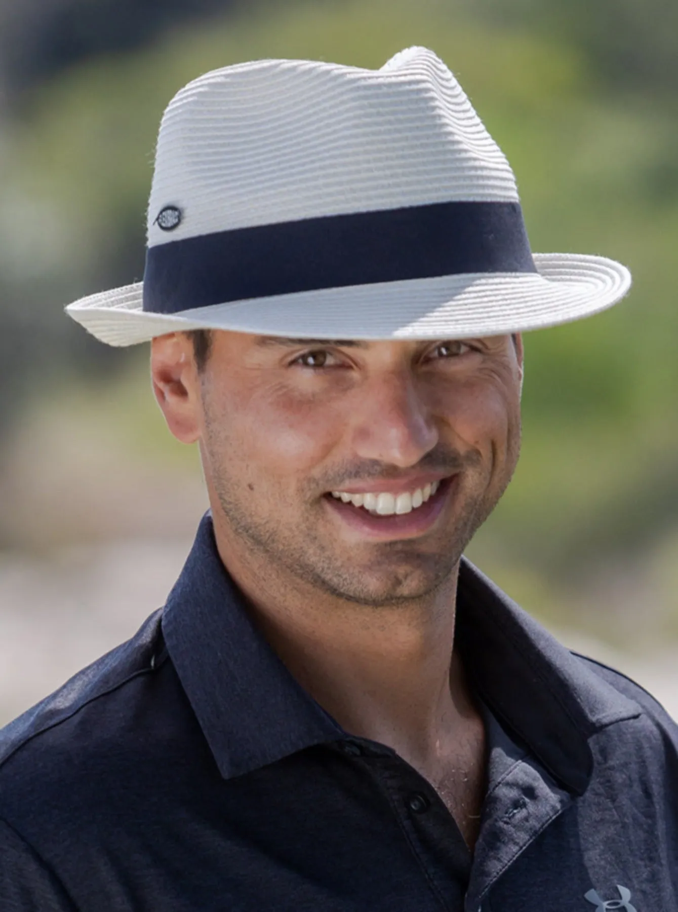Evoke Harley Unisex Trilby - Ivory
