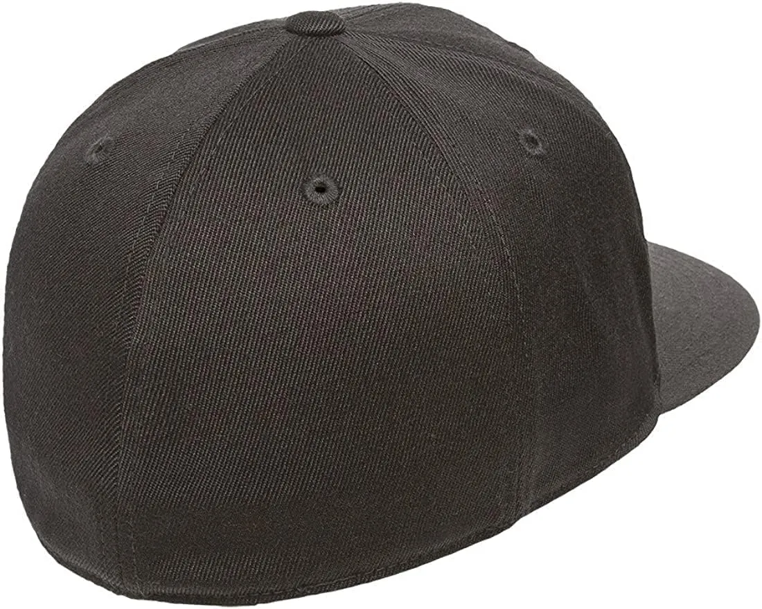 Flexfit Men's 210 Fitted Flat Bill Cap Hat