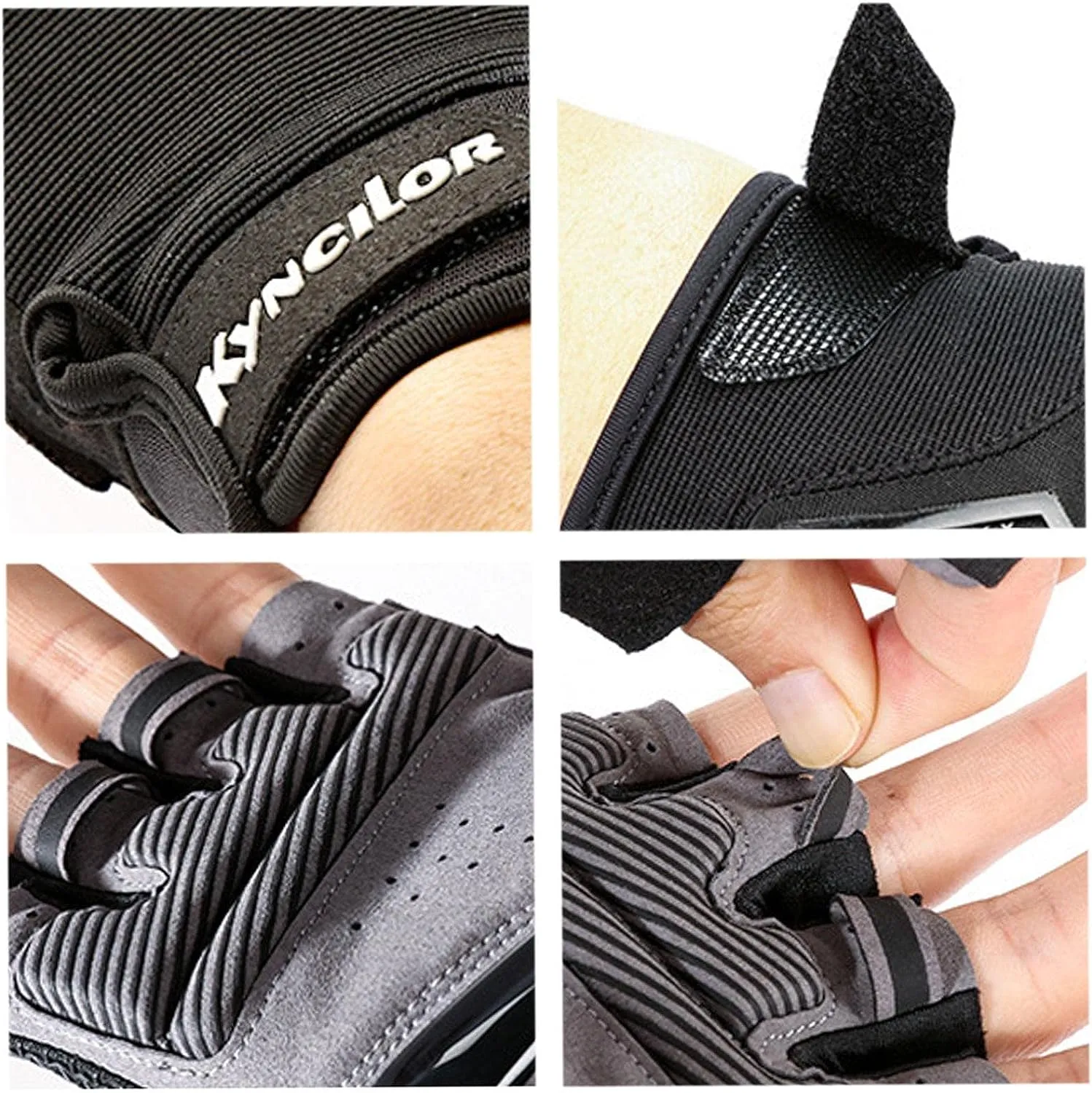 Half-finger Shock Absorbing Breathable Cycling Gloves