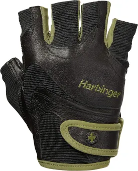 Harbinger Flexfit Non-Wristwrap Workout Weightlifting Gloves with Flexible Cushioned Leather Palm (Pair)