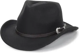 Kids Western Cowboy Hat for Boys Girls - Felt Fedora-Jazz-Hat for Kids 2-6Years