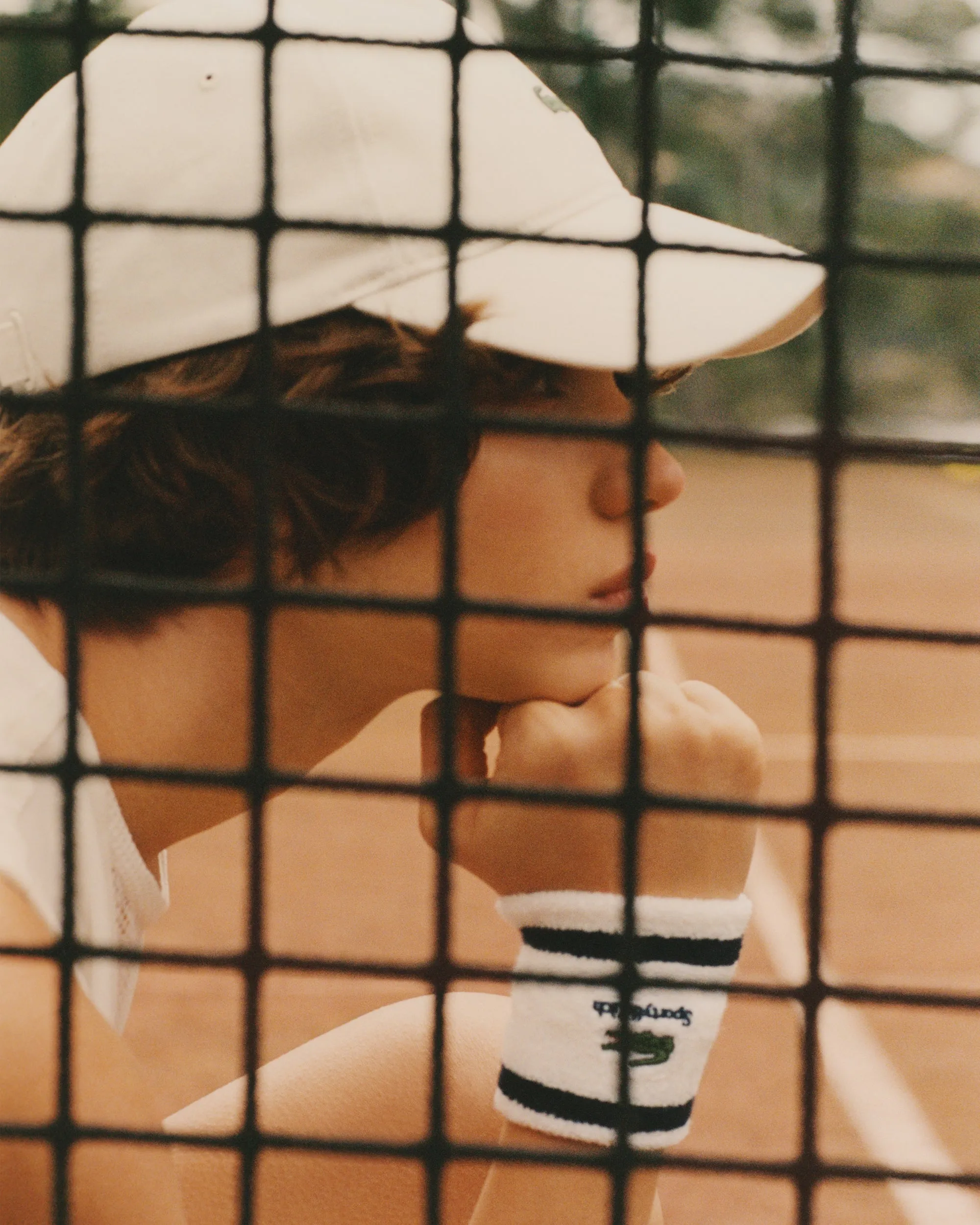 Lacoste Serif Hat - Farine