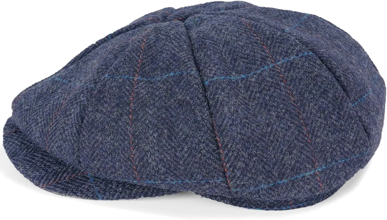 Mens Woolen Newsboy Cap Tweed Gatsby Ivy Cabbie Flat Golf Hat Present for Fathers Women Unisex