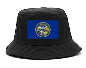 Nebraska State Flag NE Chesst Mens Bucket Hat