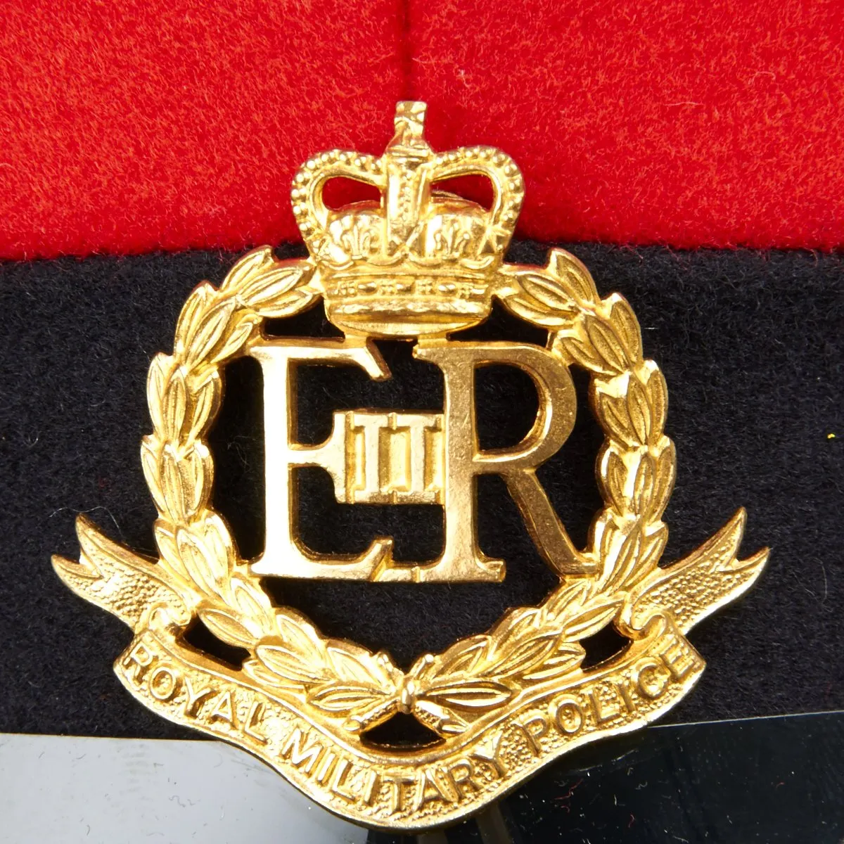 Original British RMP Royal Military Police Visor Hat