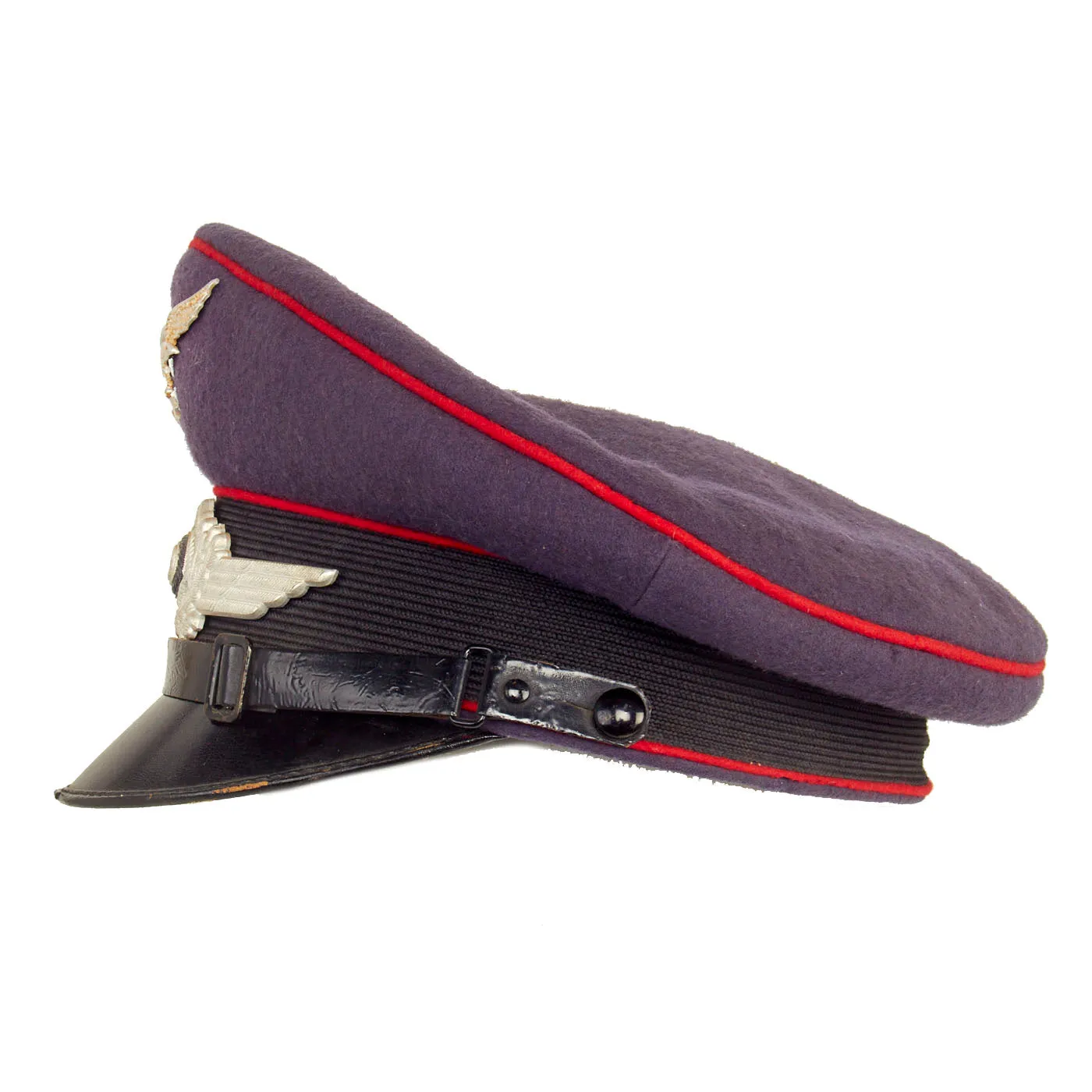 Original German WWII Luftwaffe Flak Artillery EM/NCO Private Purchase Visor Cap by Rehfus Velour