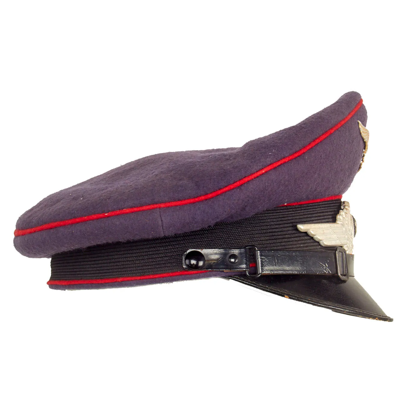 Original German WWII Luftwaffe Flak Artillery EM/NCO Private Purchase Visor Cap by Rehfus Velour