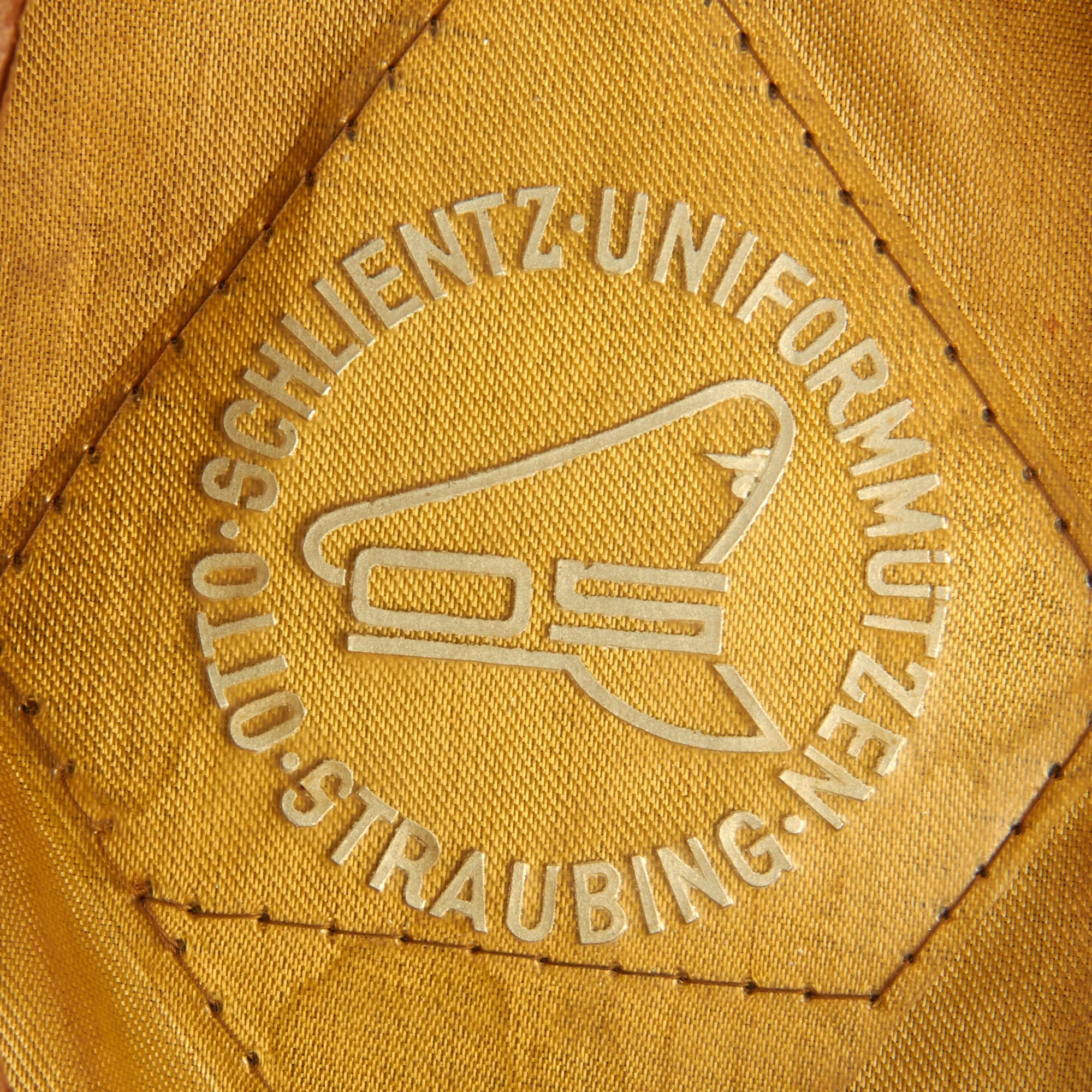 Original German WWII Luftwaffe Flight Branch EM/NCO Schirmmütze Visor Crush Cap by Otto Schlientz