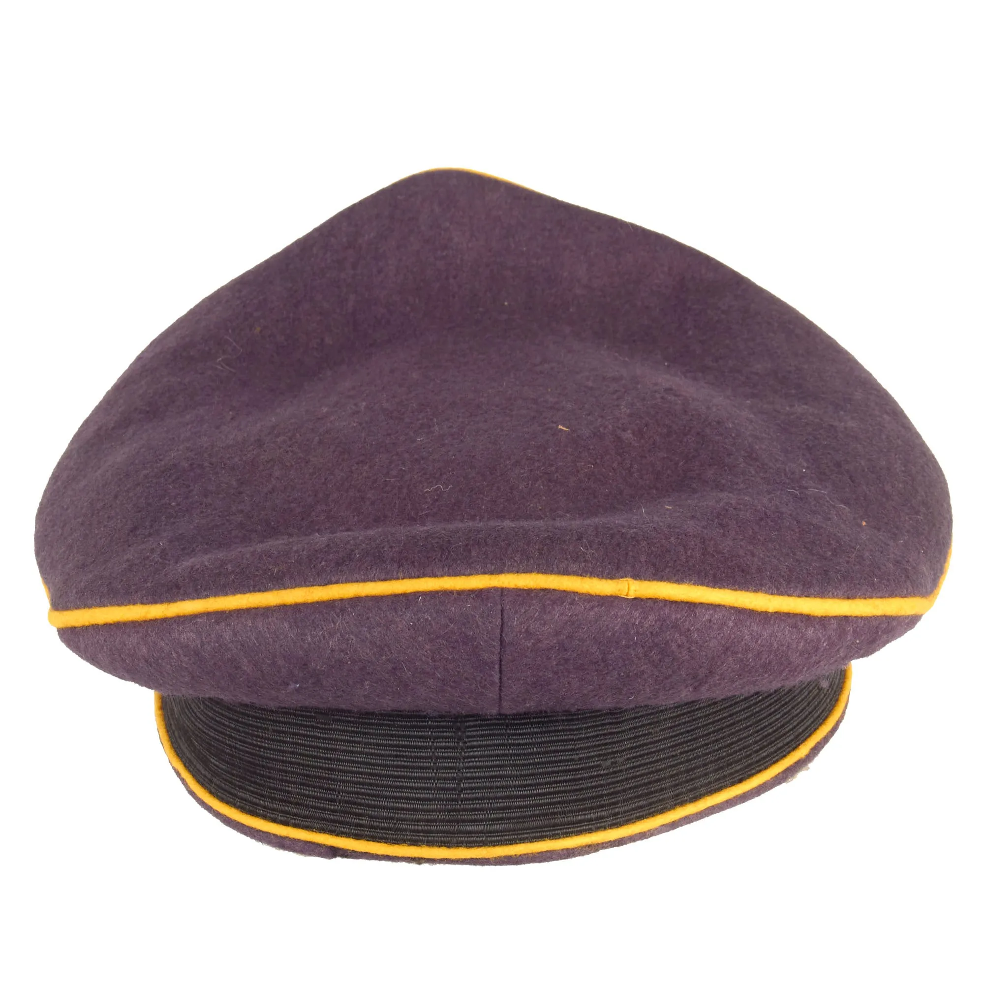 Original German WWII Luftwaffe Flight Branch EM/NCO Schirmmütze Visor Crush Cap by Otto Schlientz