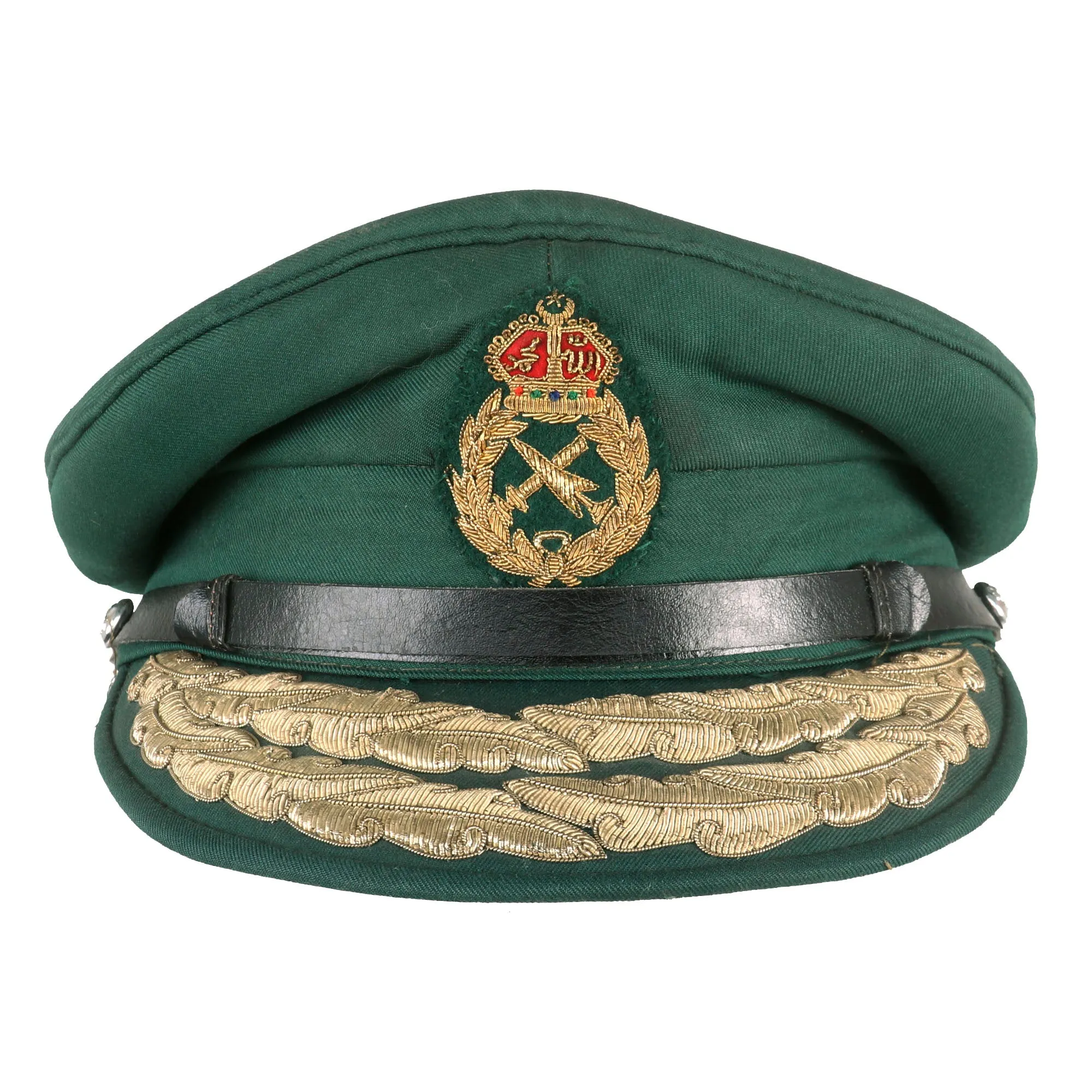 Original India Congo Crisis Era Indian Army British Style General Officer Peaked Visor