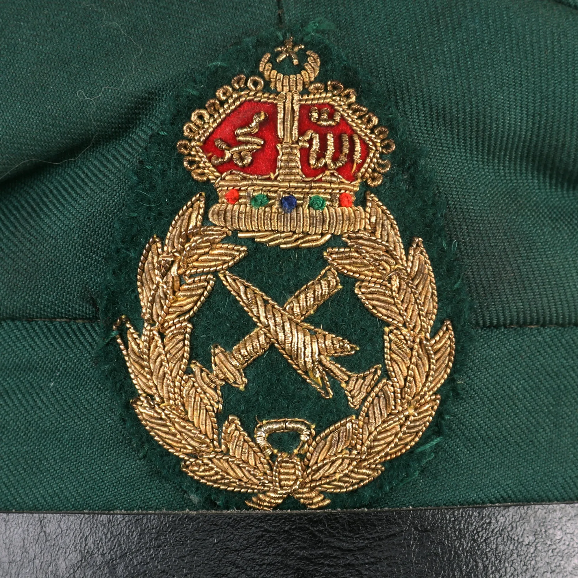 Original India Congo Crisis Era Indian Army British Style General Officer Peaked Visor