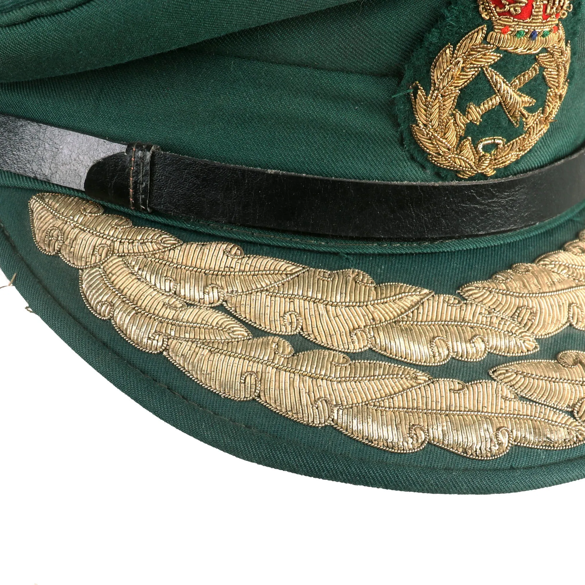 Original India Congo Crisis Era Indian Army British Style General Officer Peaked Visor