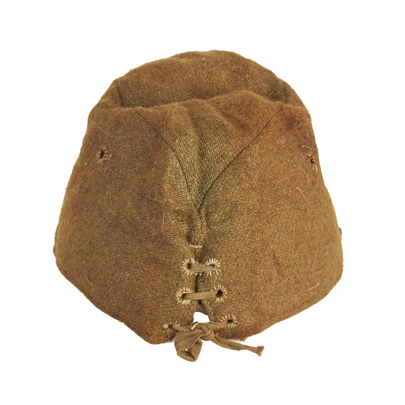 Original Japanese WWII Imperial Japanese Army Enlisted Men's Wool Forage Cap with Kanji Ink Stamps