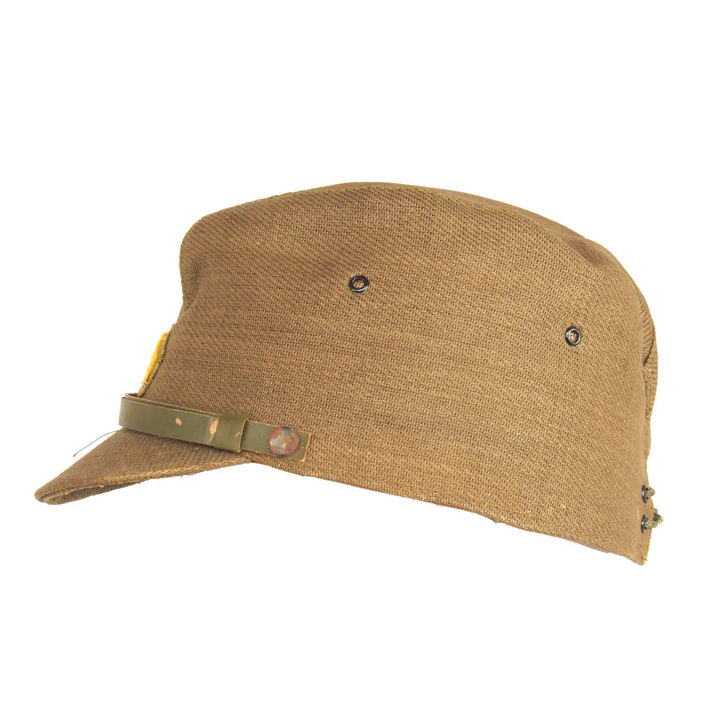 Original Japanese WWII Unissued Army Late Pattern Forage Cap with Paper Tag - dated 1943