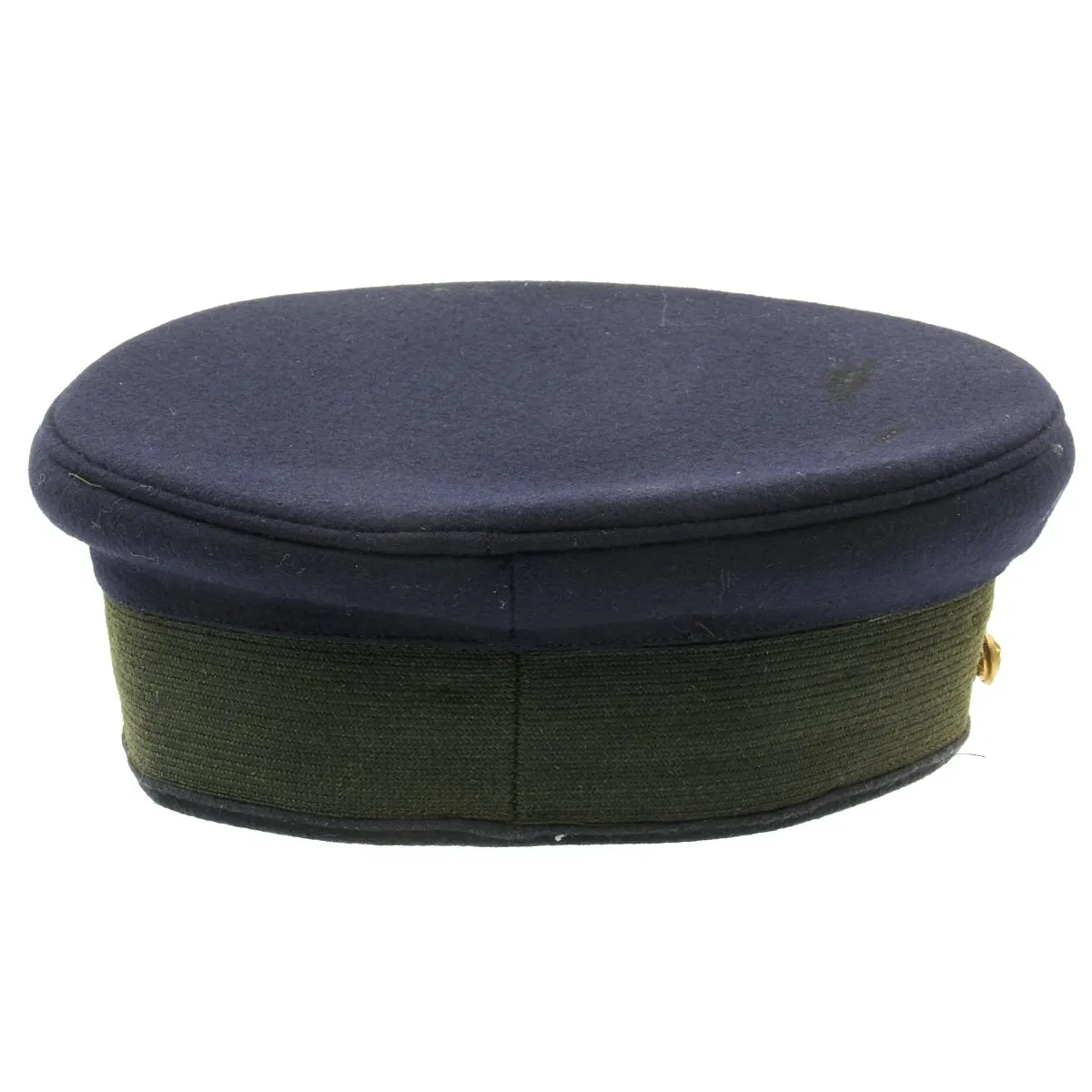 Original U.S. WWI Navy Junior Officer Blue Peaked Visor Cap by Fred M. Batchelder Co. - Size 7 1/8