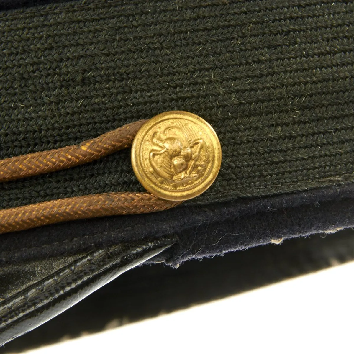 Original U.S. WWI Navy Junior Officer Blue Peaked Visor Cap by Fred M. Batchelder Co. - Size 7 1/8