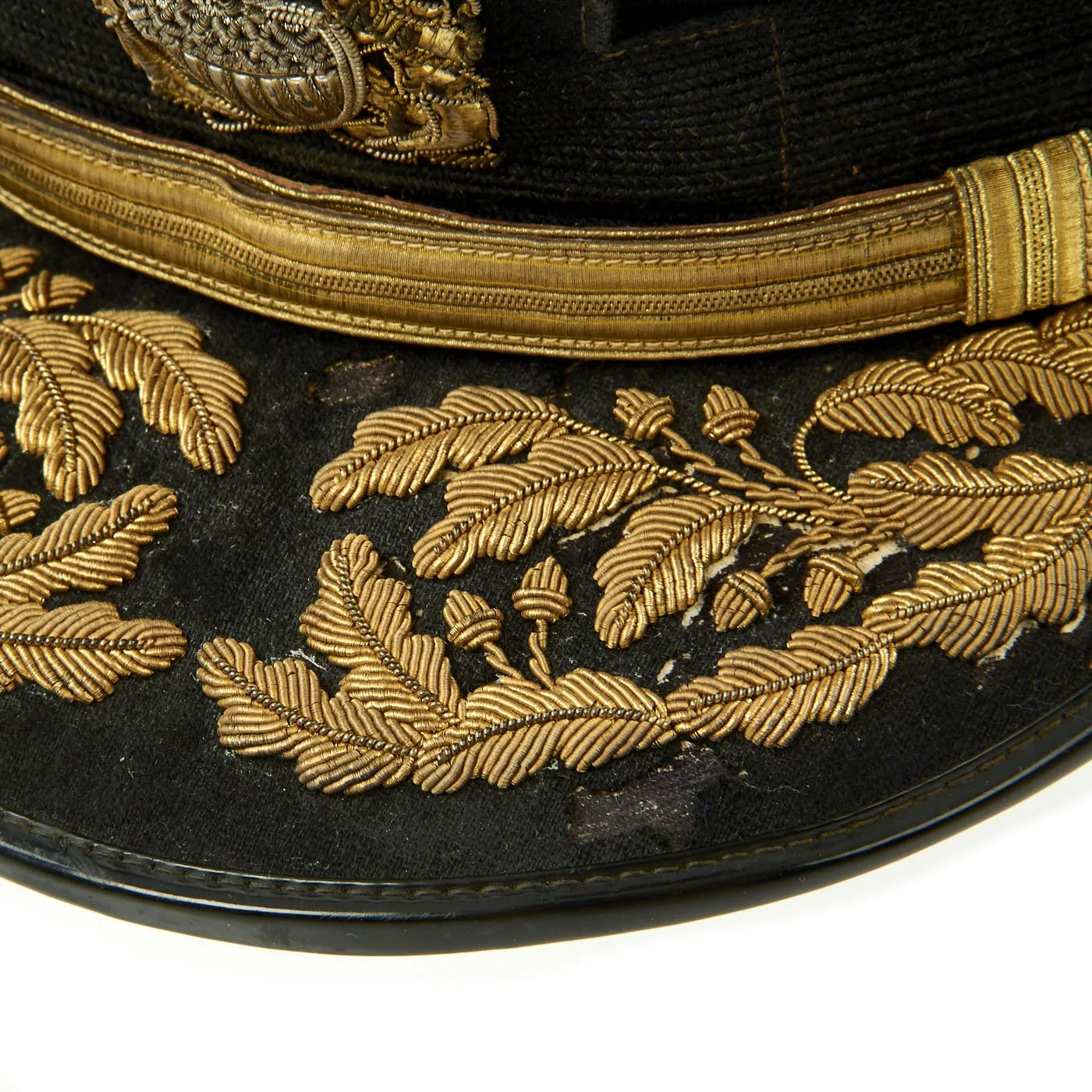 Original U.S. WWII Navy Admiral Peaked Visor Cap by Art Caps New York - Size 7 1/8