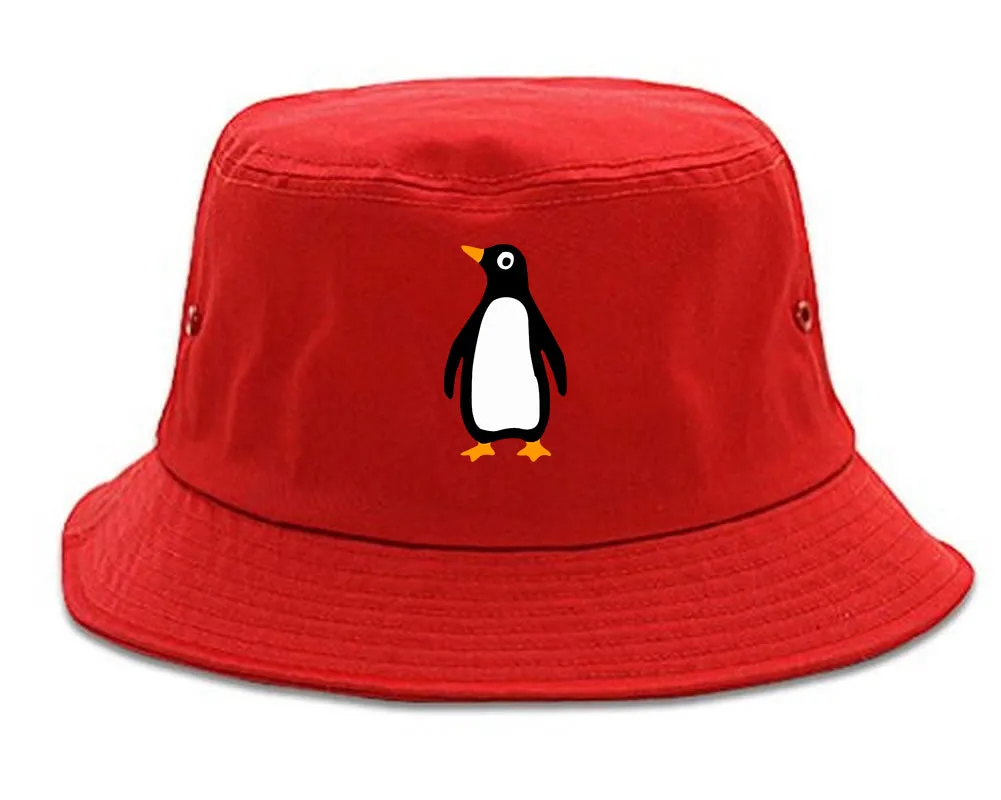 Penguin Animal Chest Mens Bucket Hat