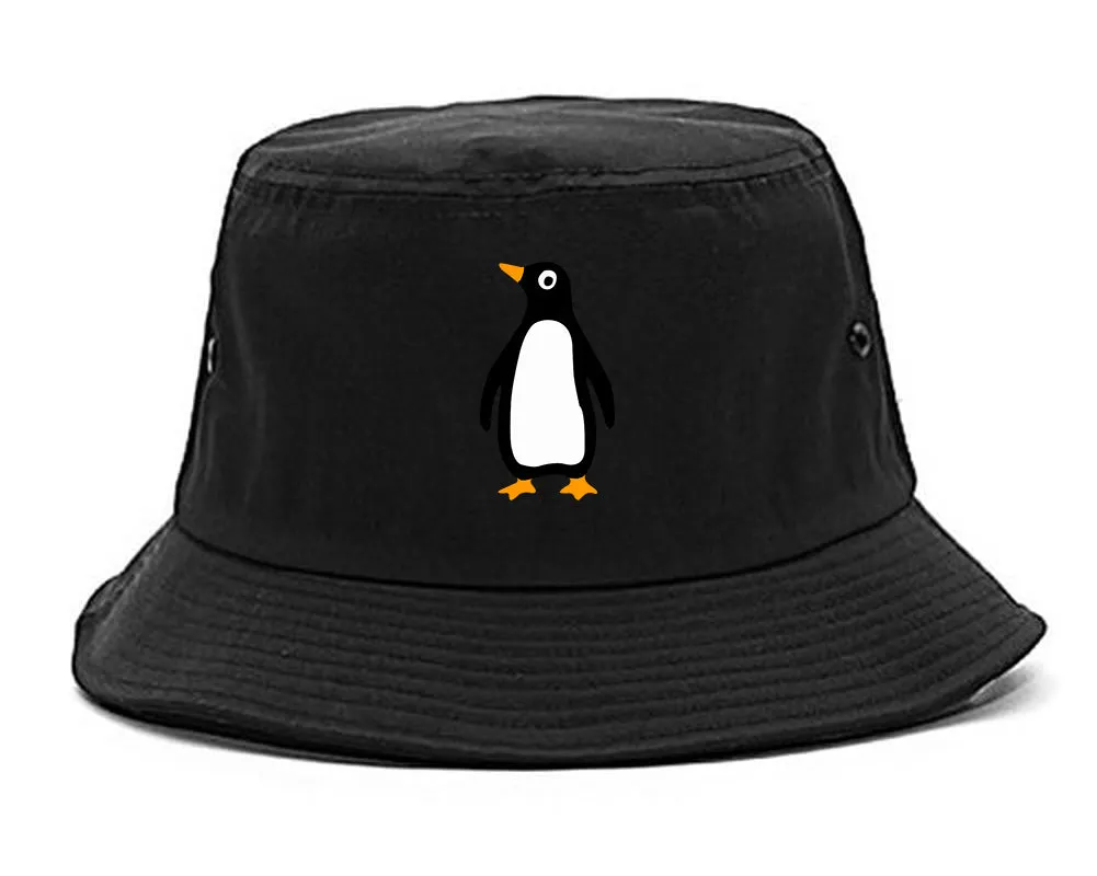 Penguin Animal Chest Mens Bucket Hat