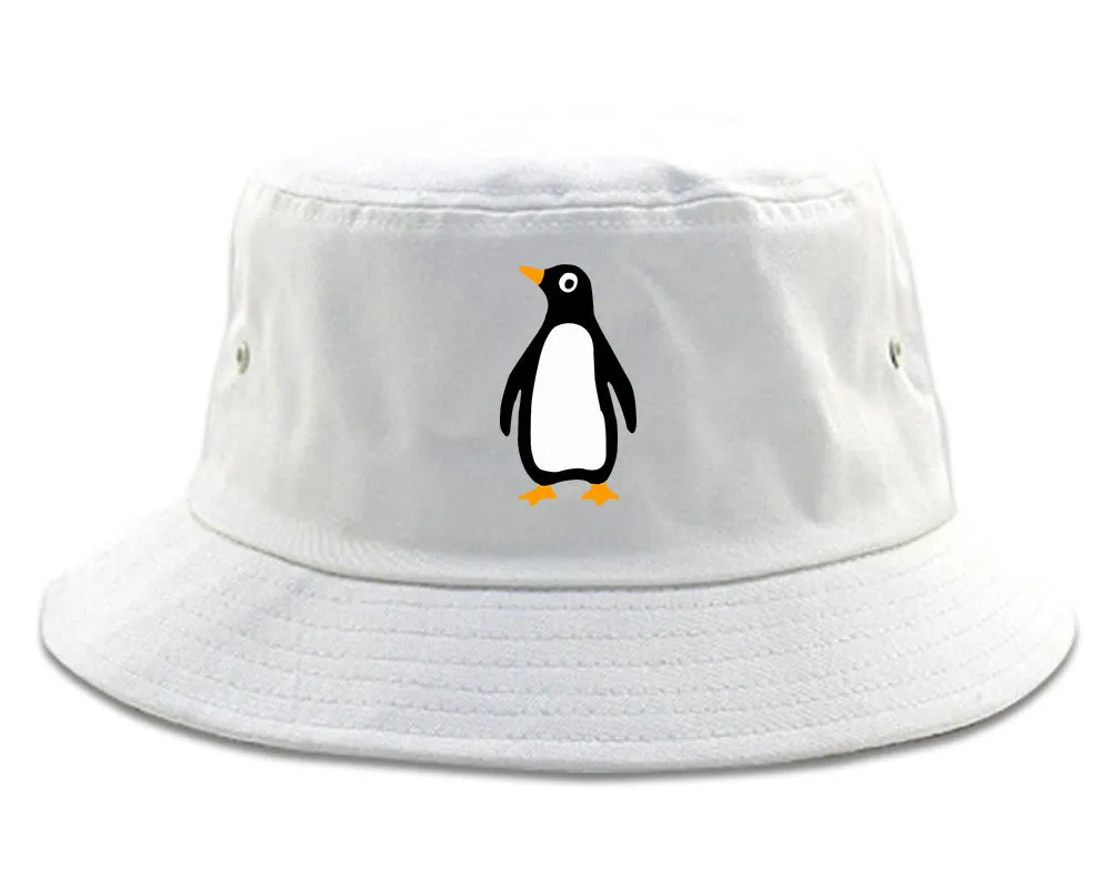 Penguin Animal Chest Mens Bucket Hat