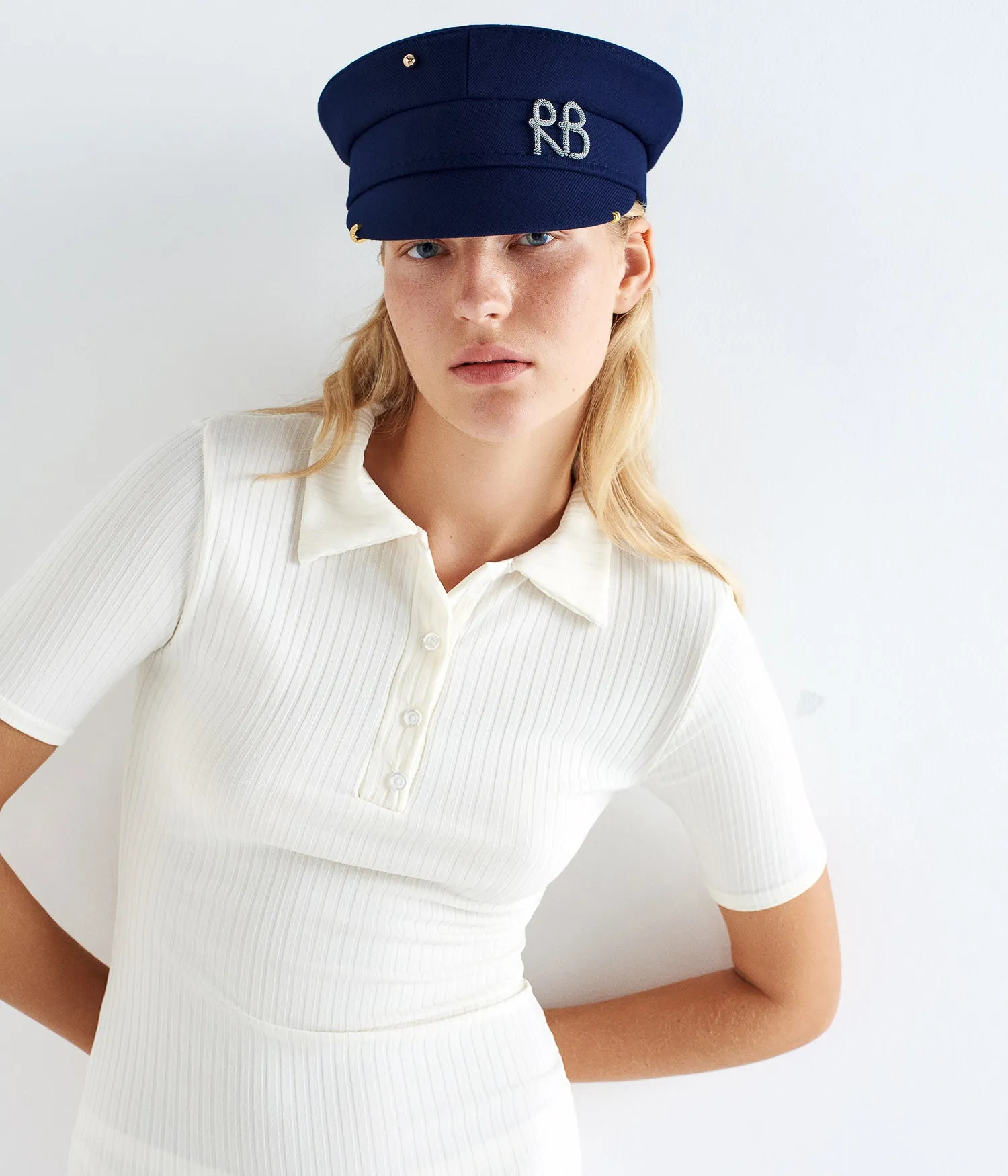 Pierced Baker Boy Cap