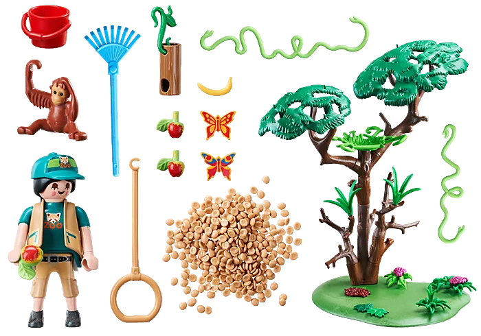Playmobil Family Fun Orangutans with Tree