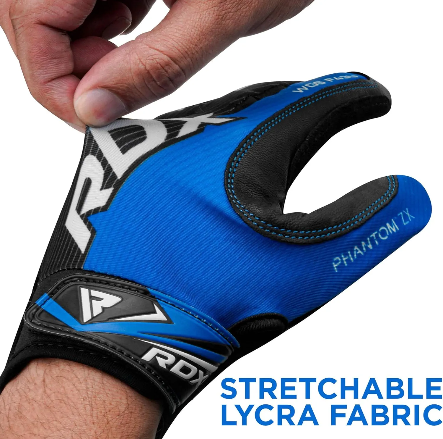 RDX Weight Lifting Full Finger Gym Gloves for Fitness Workout - Breathable with Anti Slip Palm Protection - Great Grip for Bodybuilding, Powerlifting, Weightlifting, Strength Training, Exercise