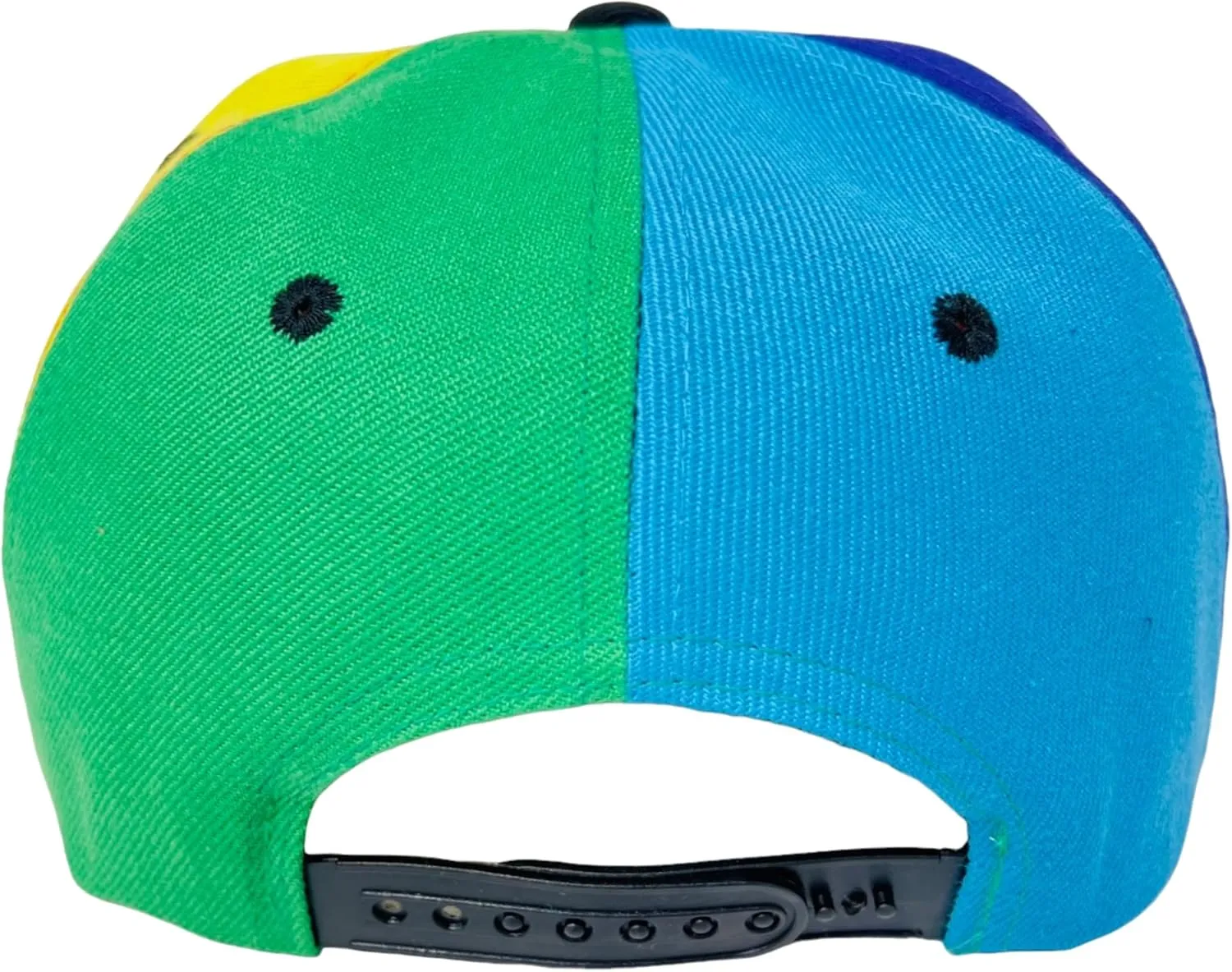 Unisex Rainbow Pride Adjustable Snapback Flat Bill Hat