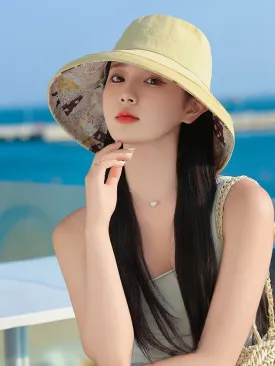 Women Casual Sunproof Dual-side Wearring Hat QW1037