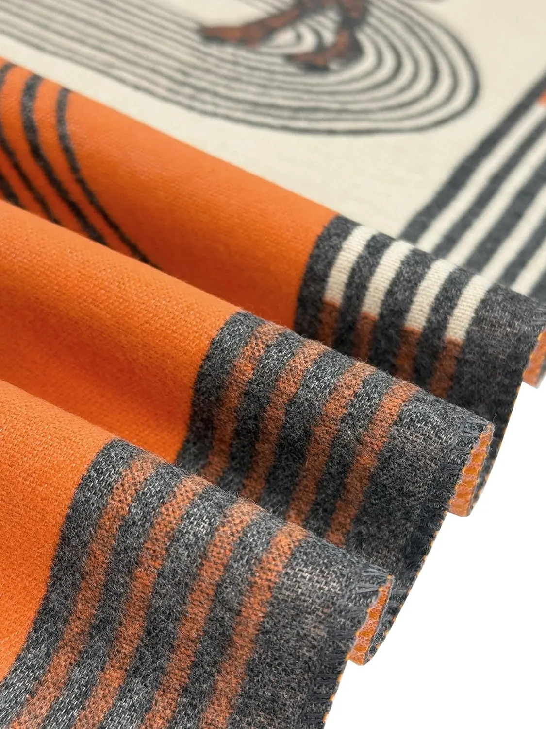 Women's Reversible Pashmina Shawl Wrap for Women Big Scarf Holiday Gifts With Gift Box