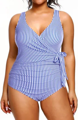 Yonique Plus Size One Piece Swimsuits for Women Tummy Control Bathing Suits Full Coverage Swimwear
